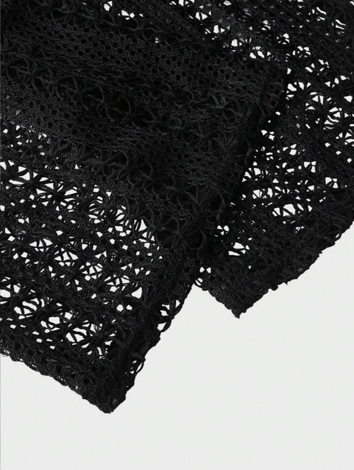 FeverCity Men's Solid Color Hollow Out Fashionable Pants